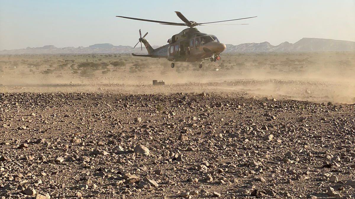 سقوط شخص من جبل بعبري