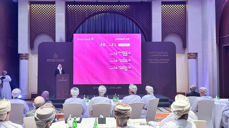 الأكاديمية السلطانية للإدارة تستهدف تعزيز الجهاز الإداري للدولة عبر برنامج السياسات العامة والتخطيط الإستراتيجي لأصحاب السعادة الوكلاء