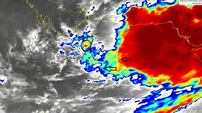 إصدار التنبيه الأول بغزارة الأمطار