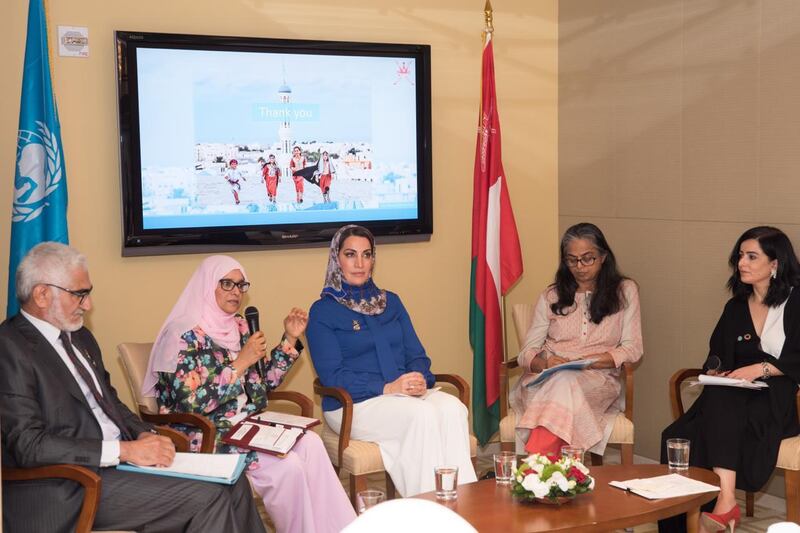 في نيويورك: منى آل سعيد تّعرِّف بجهود حماية الأطفال وتعلن عن مبادرة للحد من العنف بالمدارس
