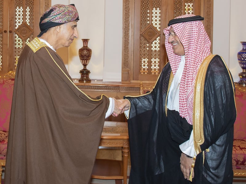 سمو السيد فهد يستقبل وزراء التعليم في دول الخليج