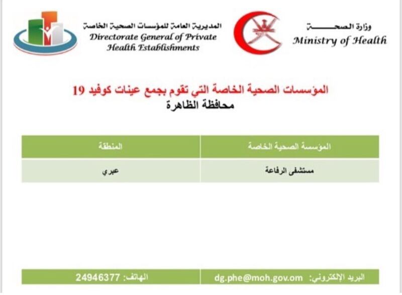 الإعلان عن أسعار 3 فحوصات لكورونا وأماكن وجودها