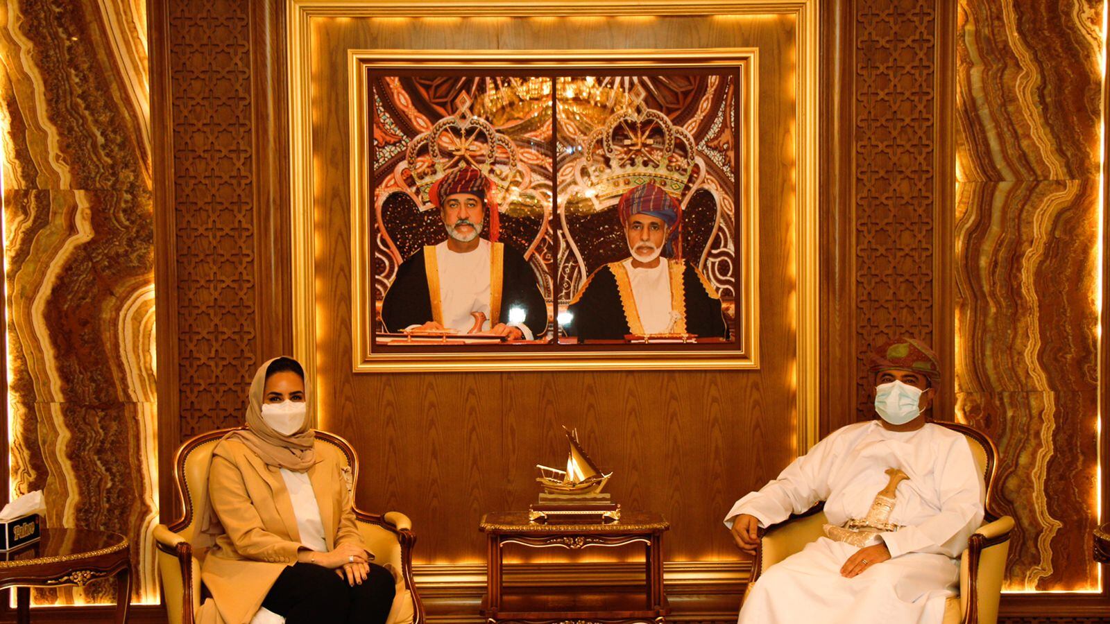 المعولي يستقبل أمين عام منظمة التعاون الرقمي