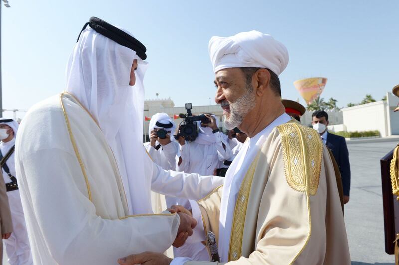 ماذا قال أمير قطر عن زيارة جلالة السلطان؟