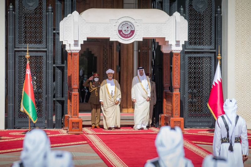 ماذا قال أمير قطر عن زيارة جلالة السلطان؟