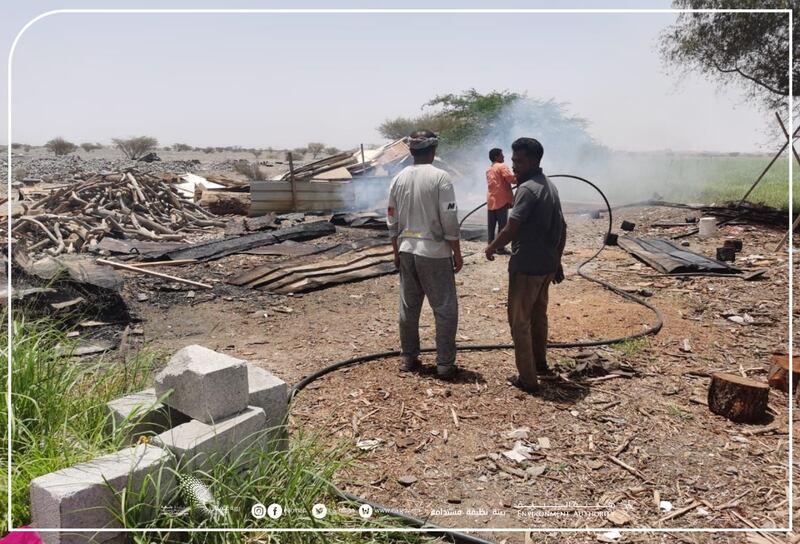 بعد أن تم ضبطهم في الباطنة: ما عقوبة من يقوم بتسخيم حطب الأشجار؟