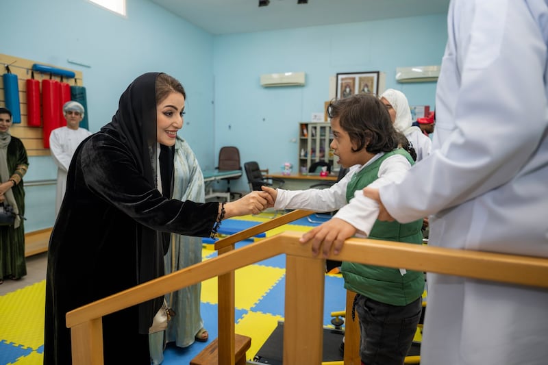 بالصور: السيدة الجليلة تزور مركز الوفاء لتأهيل الأشخاص ذوي الإعاقة