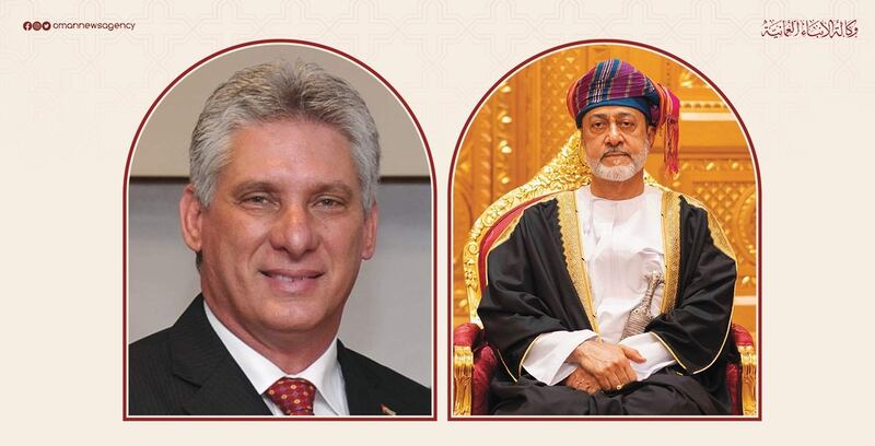 جلالة السلطان يهنئ رئيسي تنزانيا وكوبا