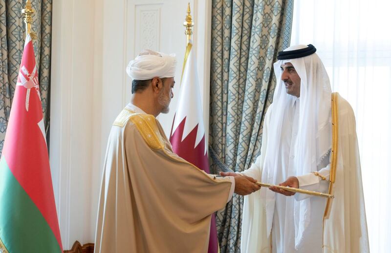 ماذا قال أمير قطر عن زيارة جلالة السلطان؟