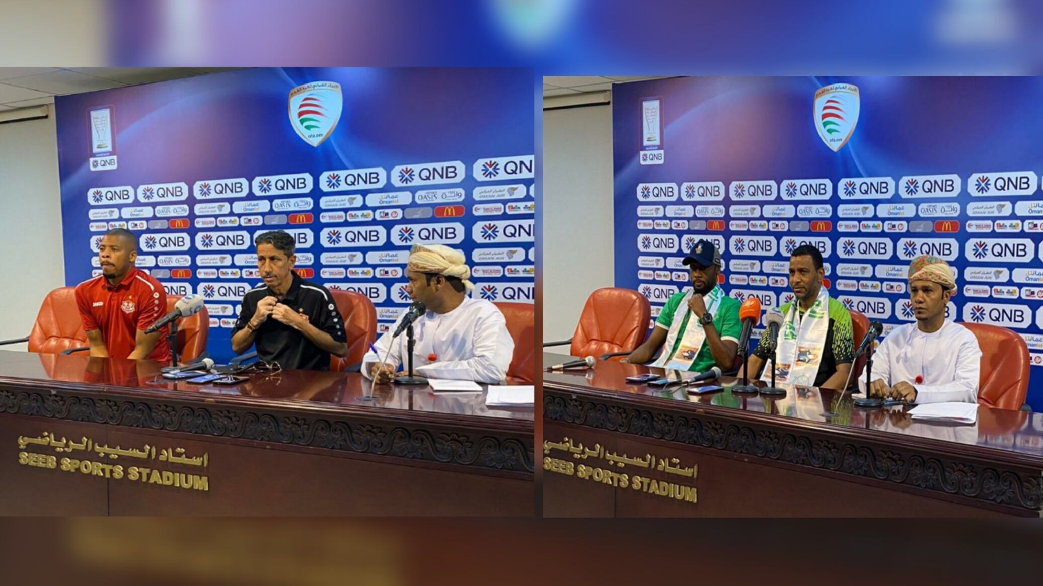 ماذا قال مدرّبا العروبة وظفار قُبيل نهائي الكأس الغالية؟