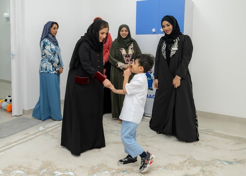 بالصور: السيدة الجليلة تتفضل بافتتاح المركز الوطني للتوحد