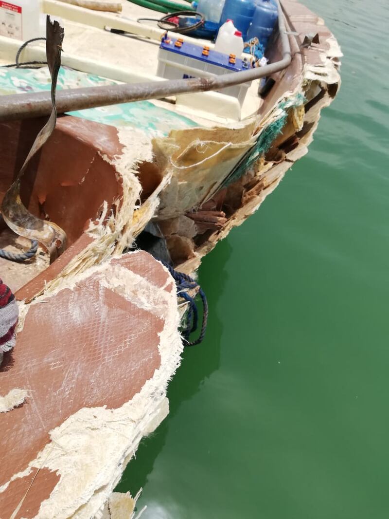 بالصور: أضرار مكونو في السفن “محلك سر” والصيادون يُناشدون: مصدر رزقنا في خطر