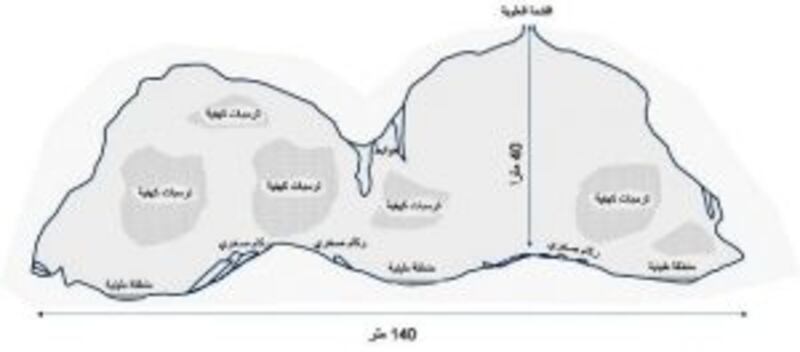 بالصور: اكتشاف كهف جديد بالجبل الأخضر