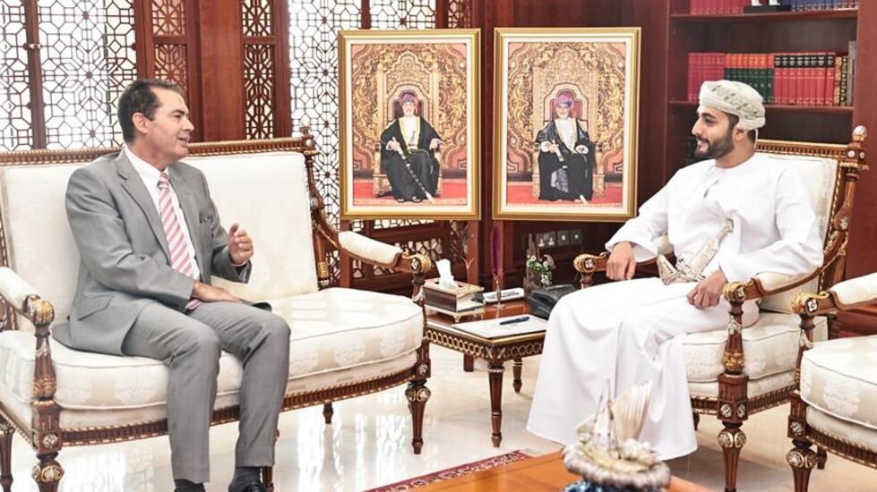 سمو السيد ذي يزن يستقبل السفير المغربي