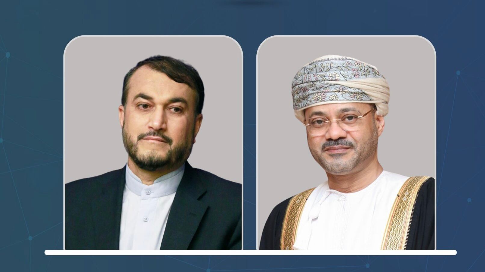 السيد بدر يتلقى اتصالا من وزير الخارجية الإيرانية