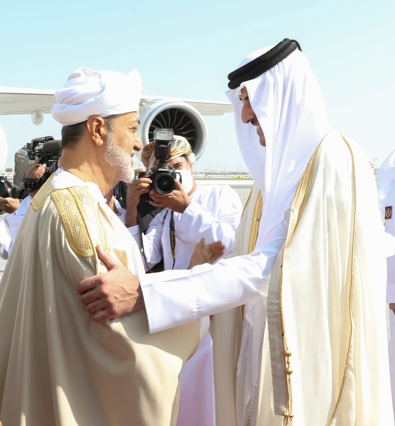 ماذا قال أمير قطر عن زيارة جلالة السلطان؟