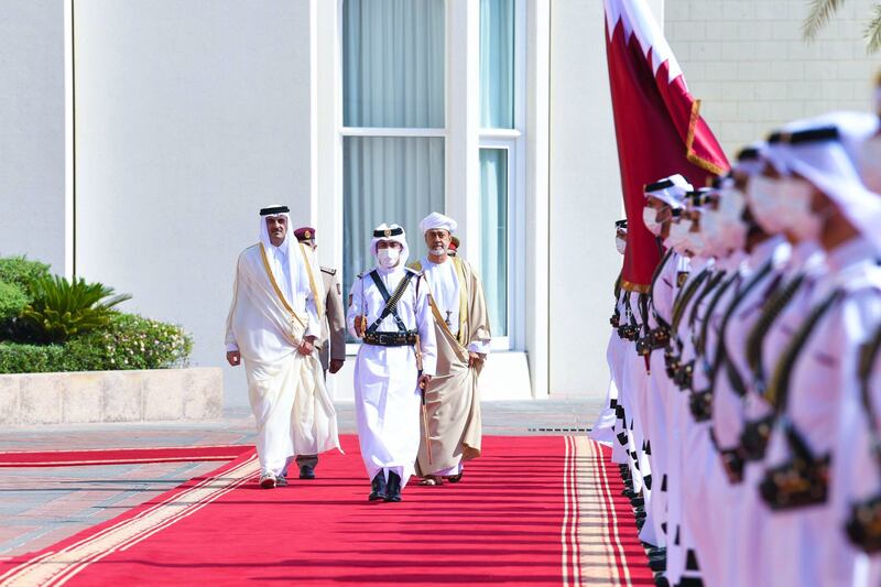ماذا قال أمير قطر عن زيارة جلالة السلطان؟