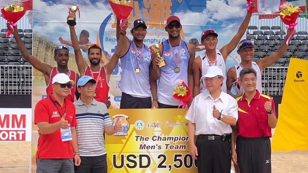 طائرتنا الشاطئية ثالثًا في بطولة آسيوية