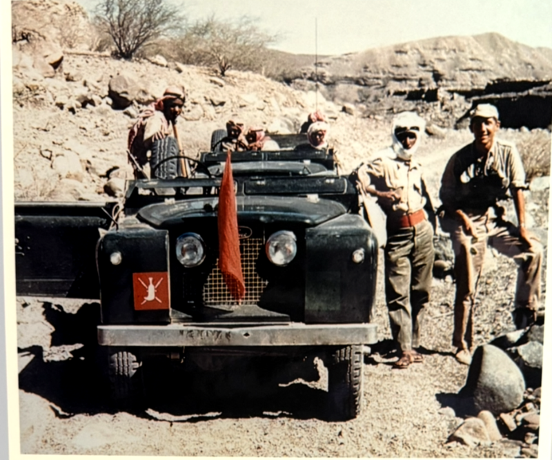 في دورية بوادي الحواسنة عام 1961